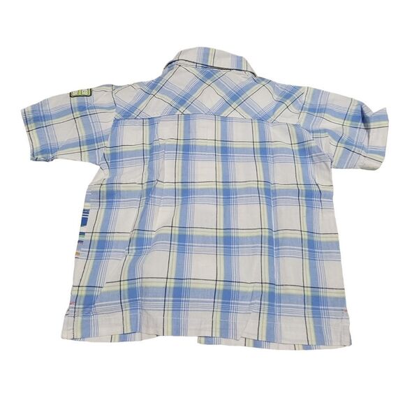 Power Ranger button up plaid graphic shirt - Picture 2 of 6